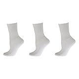 Sierra Socks Diabetic Hi-Ankle Cotton Socks-Ribbed