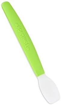 Yomilock Baby Food Silicone Spoon / Silicon / Soft High-class Silicone Material (Green)