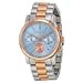 Michael Kors Women's Runway Watch, Silver/Rose Gold/Chambray, One Size
