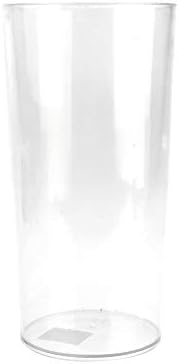 Homeford Clear Plastic Cylinder Favor Container, 10-Inch