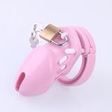 Pink Device,CB6000s Cages ity Lock 5 Size Include Massager Ring Lock/Belt Massagers