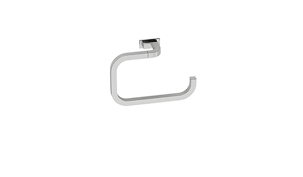 Baño Diseño Toallero aro Grande Nika Cromo Adhesivo : Amazon ...