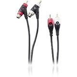 RadioShack 6-Foot Gold-Plated Piggyback RCA Audio Cable