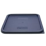 Cambro SFC12453 CamSquares Lid for 12, 18 & 22-Quart Food Storage Containers, Polyethylene, Midnight Blue, NSF