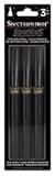 Spectrum Noir 3 PC Sparkle Glitter Brush Pen Clear Overlay