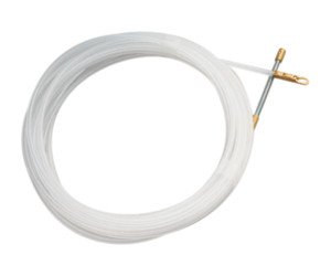 Solid Nylon Wire Probe - 3mm Diameter - With Brass Terminals Maximum Hardness and Spring.