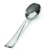 Disposable Silver Teaspoons - 24 Count Silver Plastic Spoons