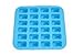 Fairly Odd Novelties Mini Car Shape Flexible 24 Ice Tray Mold Blue Rubber Novelty Gag Gift, One Size