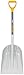 True Temper 2604300 Poly Scoop with Hardwood Handle & D-Grip