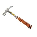 Estwing E12S Rip Hammer, Leather Grip Hammer, Smooth Face, 12-Ounce, 11-Inch