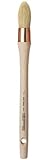 da Vinci Varnish & Priming Series 2015 Round Fitch Acrylic Brush, White Chinese Bristle with Plainwood Handle, Size 2