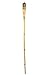 Bamboo Torches - 12 Pack - Metal Oil Canister - Reinforced with Metal Ring - 4 ft High, 6oz. Capacity - Sharp Speared Bottom by Kaya Collection