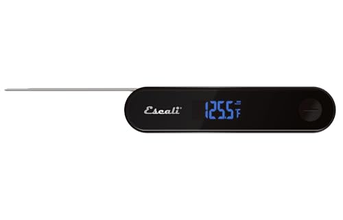 Escali Stelo Waterproof Folding Thermometer for Cooking Instant Read Rechargeab…