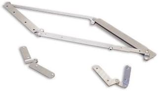 A80 Folding Interior Door Hardware - No Track and Hinge - Space Saving INCREDIBLE - 80cm Width of passage - 90cm Width in the wall - 90 ° Door Storage - Pull left (SX)