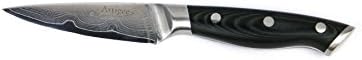 Artigee Professional Knives for Chef's with Acacia Wood Handles - High Durability Full Tang VG-10 High Carbon Damascus Steel Knives - Master Level Chefs Choice