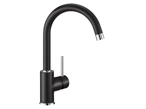 BLANCO MIDA | Küchenarmatur in anthrazit | Hochdruck | Rückflussverhinderer | Keramik Kartusche | Gesicherte Wasserqualität & wassersparend | [10,6x18