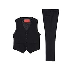 Marvelous World Boys' Suits Slim Fit Vest Set 2