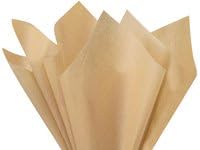 MTBHY Desert Tan Khaki Bulk Tissue Paper 15" x 20" - 100 Sheets