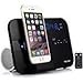 VELOUR Apple Lightning Speaker Dock for iPhone 6S,6,6plus, 5,5s,Mini with Bluetooth FM Radio clock and Charger [Apple MFi Certified]