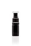 Infinity Jars 5 Ml (.17 fl oz) Black Ultraviolet Glass Fine Mist Spray Bottle