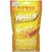 Halls Cough Drops - Honey Lemon - 40 Drops Per Package - Pack of 6