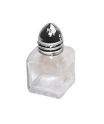 Winco G-100 Square Shakers with Chrome Plated Tops, 1/2-Ounce, Retail Pack