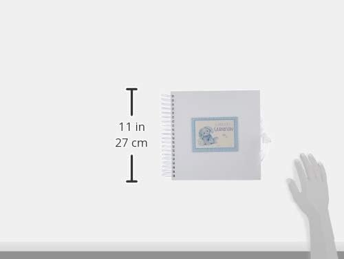 White Cotton Cards Blue Gorgeous Grandson Card & Memory Book (NRB17C), of, Blue,white - Image 4