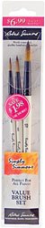 Robert Simmons Simply Simmons Value Brush Sets To the Point Set set of 3