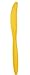 Amscan Big Party Pack Plastic Knives - Pack of 100 - Yellow Sunshine