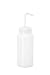 Vestil BTL-WW-16 Wide Mouth Low Density Polyethylene (LDPE) Round Squeeze Wash Bottle with Wide Neck and Clear Cap, 16 oz Capacity, Translucent