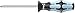 Wera 05032070002 Kraftform Stainless 3368 Stainless Steel Square Socket Screwdriver, #1 Head, 3 1/8