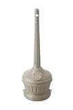 Commercial Zone Outdoor Patio Seated Ashtray, Beige