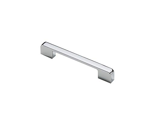 1 Pcs Zinc Alloy Bright Chrome Color Handle Modern Minimalist Pull Used for Drawers, Cabinets, Wardrobes, Doors or Windows(138mm x 12mm x 23mm)
