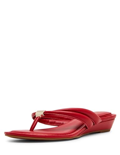 Anne Klein Women's Bari Red, 7.5 Medium