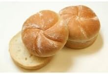 Rotellas Specialty Deep Dish Gourmet Kaiser Hamburger Bun, 4 inch Diameter - 12 per pack -- 5 packs per case.