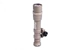 SureFire M600DF Dual Fuel Scout LED WML Mounted Light with Z68 Switch & Thumbscrew Mount 1500 Lumens, Tan