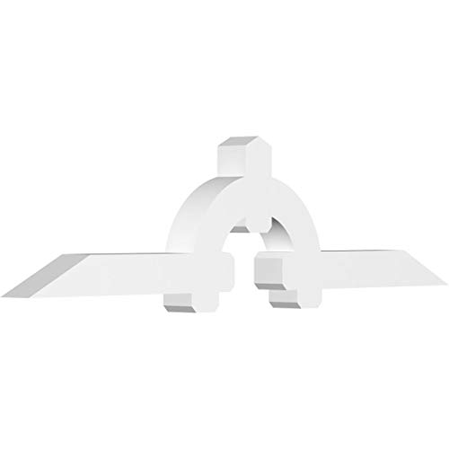 Ekena Millwork GBP096X24X0606ERI00 Ericson Architectural Grade PVC Gable Bracke…