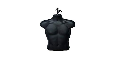 3 Male+Molded+Black+Shirt+Form