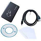 125KHZ RFID ID Card Reader Writer Copier Duplicater For Access Control+5 PCS T5557 Tags+ Copier Tool No driver Software by NORDSD