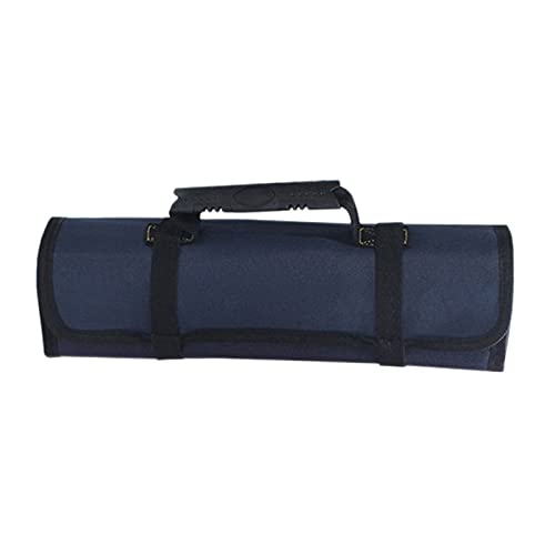 Dciustfhe Wrench Roll Tool Pouch Bag with Pockets, Waterproof Canvas Wrench Organizer Bag for Craftwork