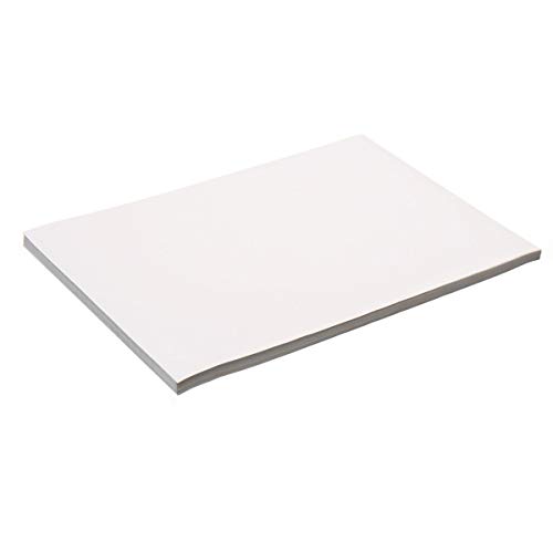 50Pcs A4 Self-Adhesive Glossy Paper Label Sticker for Laser and Inkjet Printers - Raw Materials Plastics - 50 x Clear Front Aluminium Foil Zip Lock Bags