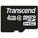 Transcend TS4GUSDHC4 4 GB microSD High Capacity (microSDHC) - 1 Card - Class 4
