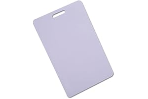 YARONGTECH-13.56MHZ ISO 14443A Blank White Printable RFID 1K chip Plastic NFC Card,ic RFID Card (White with Hole 10 Pack)