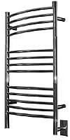 Jeeves - CCO-20 - C Curved Electric Towel Warmer - Rubbed Bronze - 35 in. tall