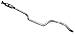 Walker 57003 Direct Fit Exhaust Resonator and Pipe Assembly 2.25