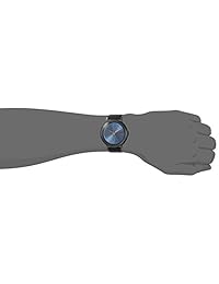 ted baker para hombre 'Connor' acero inoxidable y piel Casual reloj de cuarzo, color: negro (modelo: te15062007)