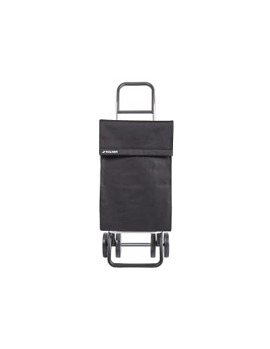 ROLSER Unisex-Adult Jean 4 Wheeler Bag Organiser Black JEA006