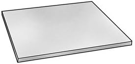 Sheet, HDPE, White, 1/16 In T, 24 x 24 In