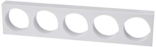 Martellato MONOP. B01 15 Cavity Plastic Single Serving Moulds Tray, Round, 65 x 30 mm, White