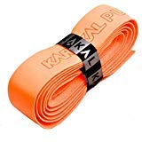 Karakal PU Supergrip Replacement Racquet Grip - Tennis/Badminton / Squash 2 x Grip (Orange)